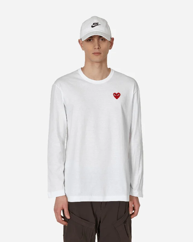 Long sleeve Heart Longsleeve T-Shirt White