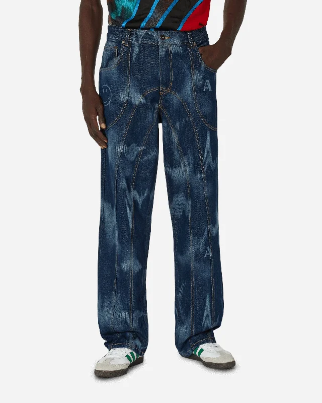 Recycled pants Smiley Signature Low Rise Jeans Indigo