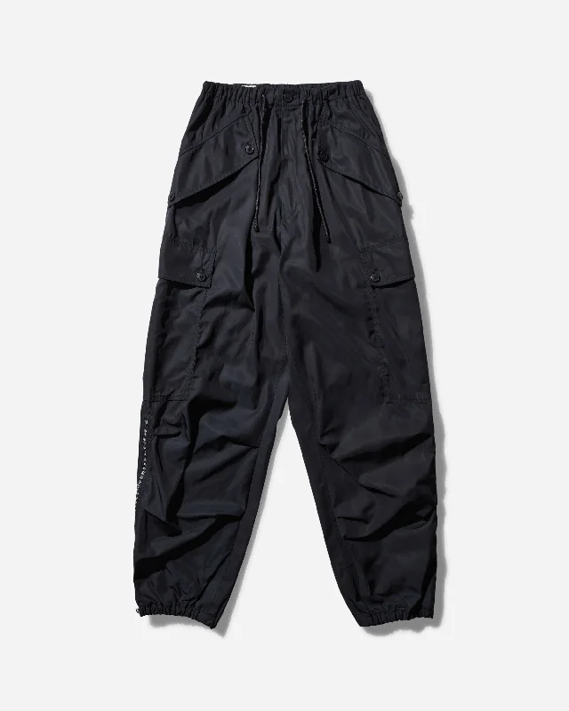 Quilted pants Loose Cargo Pants Navy