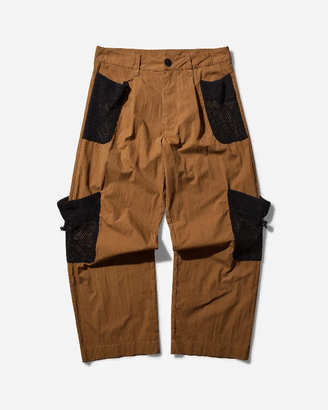 Heavy-duty jeans Men's Net Pocket Cargo Pants Caramel