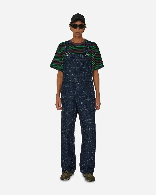 Preppy pants Levi’s® Printed Denim Overall Rinse Blue