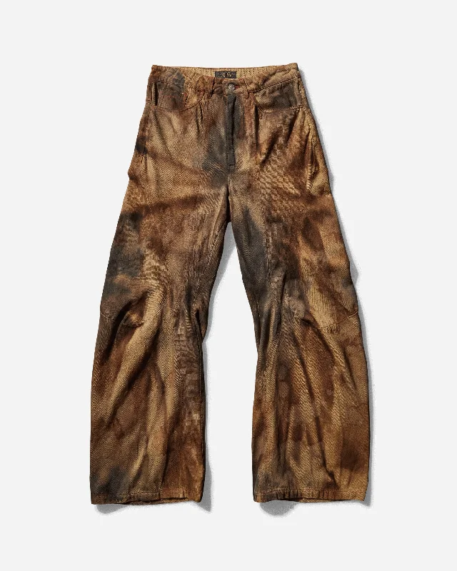 Tartan pants Men's Engineered Flare Jeans Acid Sienna