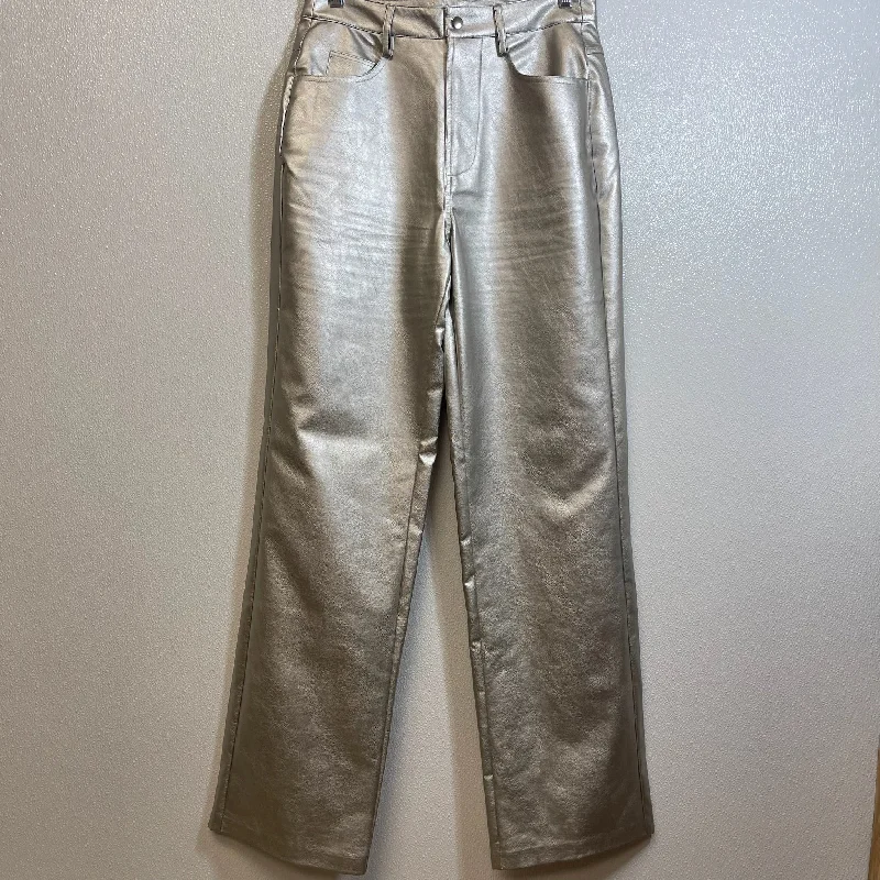 Luxe pants Pants Ankle By Wayf In Silver, Size: S