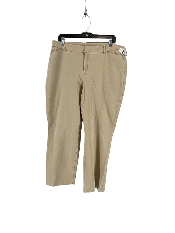 Performance leggings Pants Chinos & Khakis By Old Navy In Tan, Size: 18