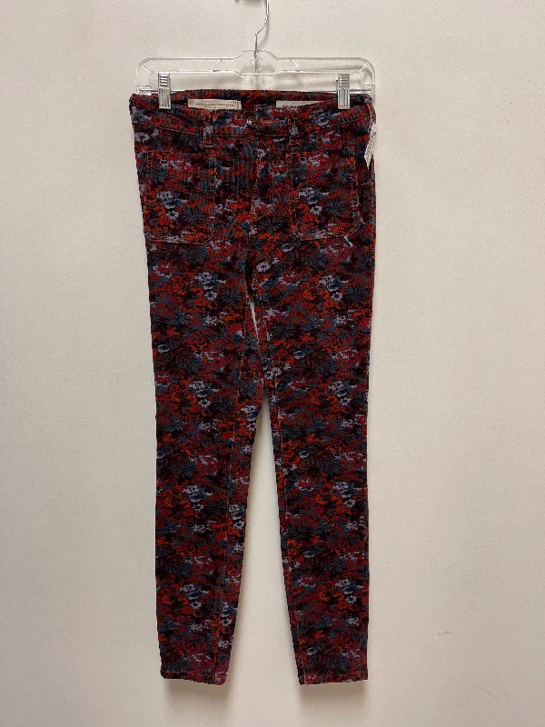 Soft-touch pants Pants Corduroy By Pilcro In Red, Size: 2