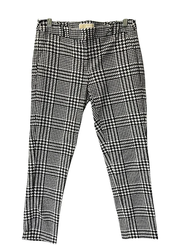 Lounge pants Pants Cropped By Michael By Michael Kors In Black & White, Size: 4