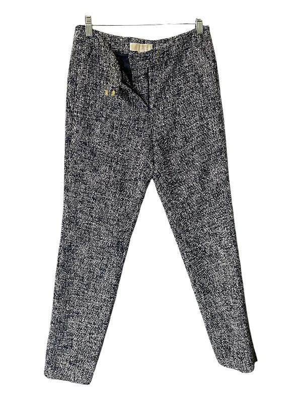 Checkered pants Pants Cropped By Michael Kors In Blue, Size: 4