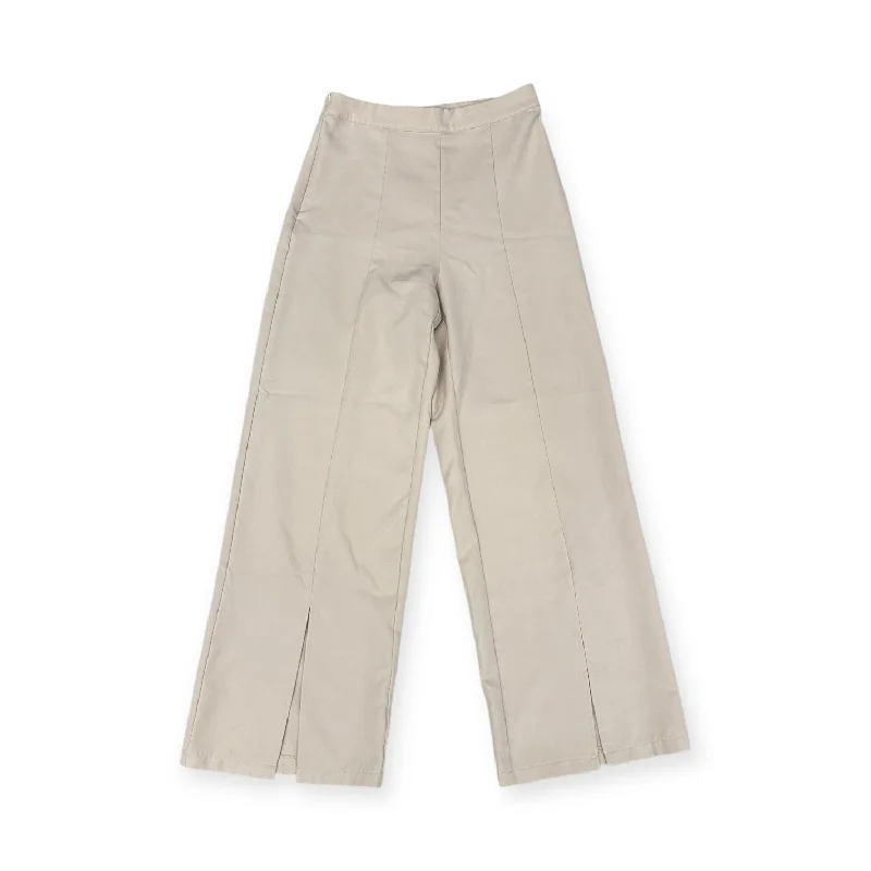 Work pants Pants Cropped By Shein In Cream, Size: S