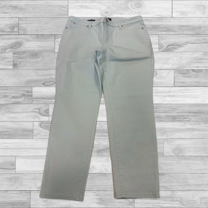 Work pants Pants Cropped By Talbots In Blue, Size: 14petite