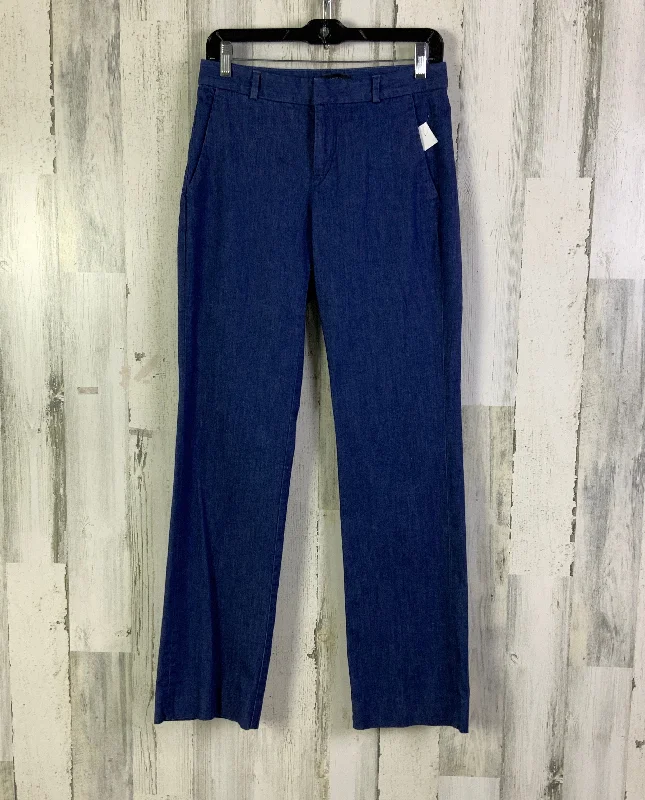 Soft-touch pants Pants Dress By Banana Republic In Blue Denim, Size: 0