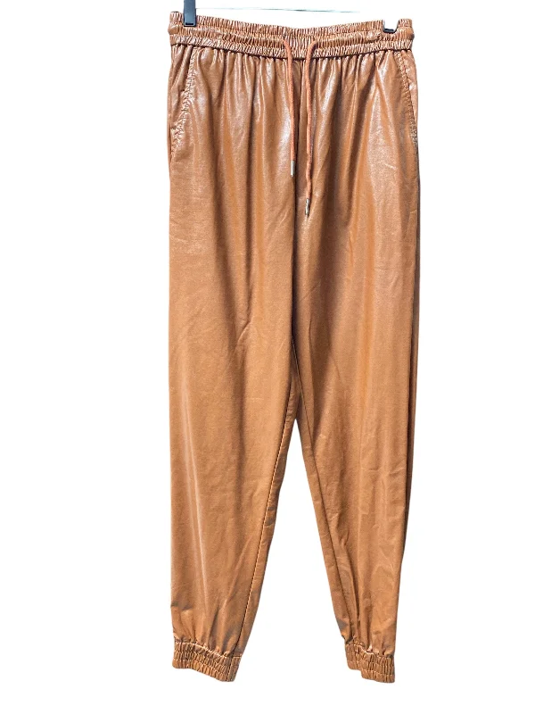 Fashion pants Pants Joggers By Kori America In Brown, Size: S