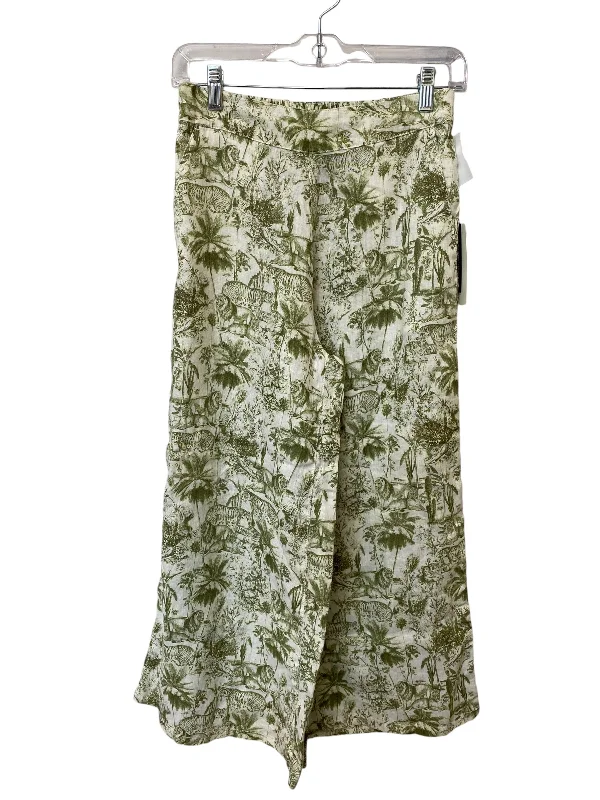 Preppy pants Pants Linen By Rachel Zoe In Green, Size: S