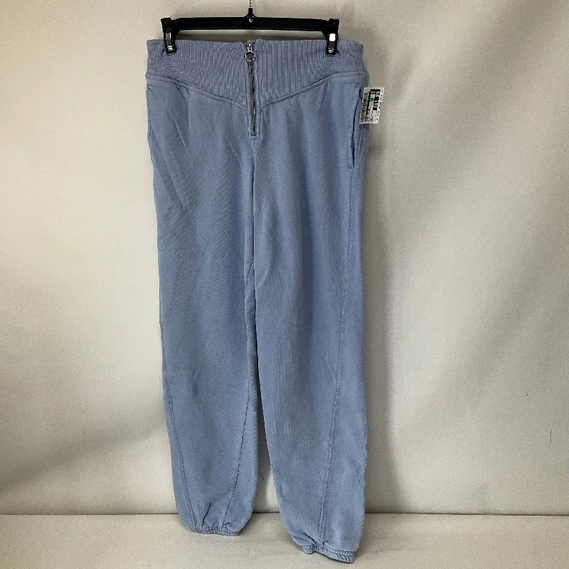 Denim trousers Pants Lounge By Aerie In Blue, Size: S