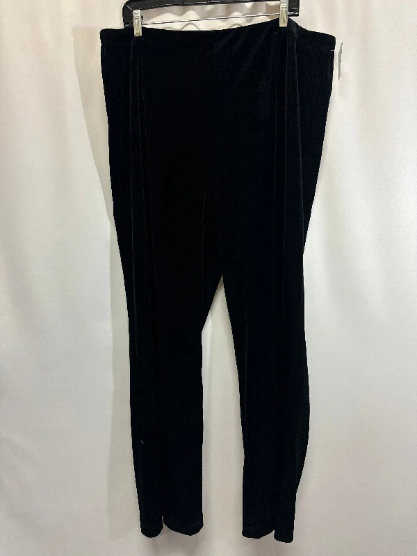 Fashion pants Pants Lounge By Chicos In Black, Size: 20/22