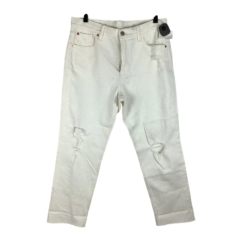 Preppy pants Pants Other By Gap In White Denim, Size: 12