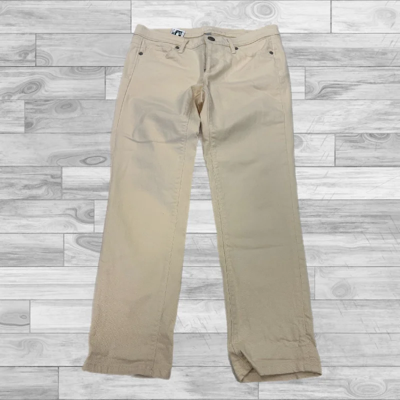 Designer jeans Pants Other By Loft In Beige, Size: S