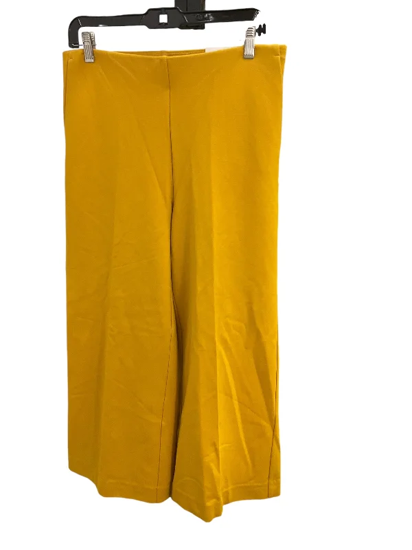 Tailored jeans Pants Palazzo By Chicos In Yellow, Size: 6