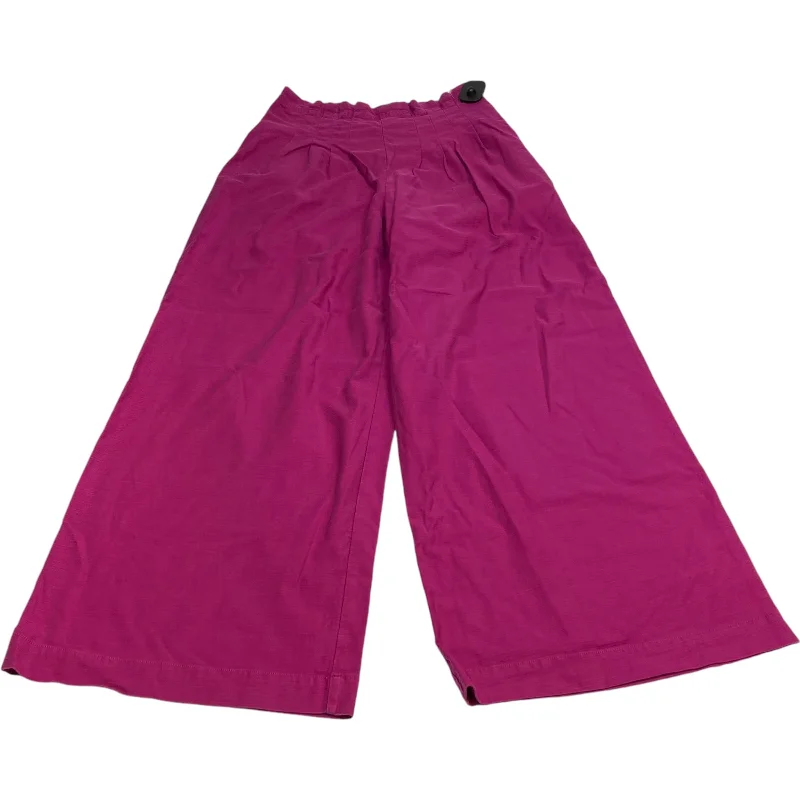 Work pants Pants Wide Leg By Anthropologie In Pink, Size: 6