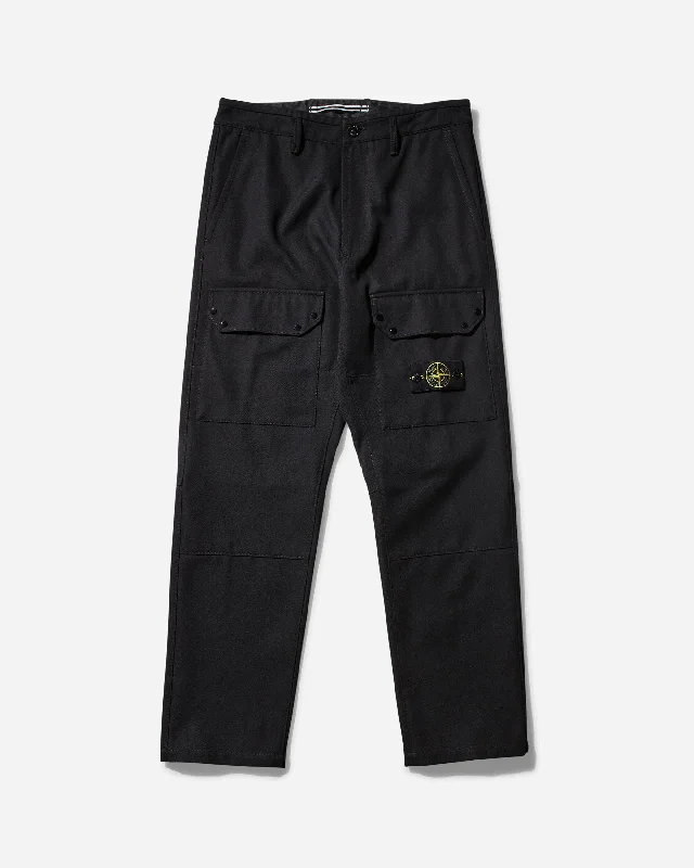 Relaxed jeans Cotton Nylon Drill Cargo Pants Black