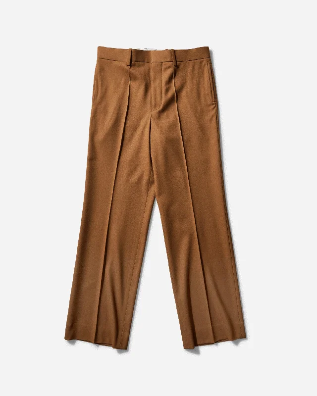 Woolen pants Men's Wool Tailored Pants Camel