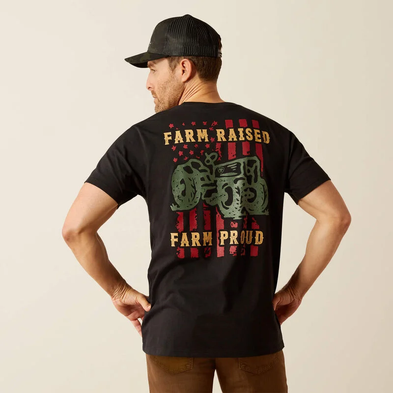 Sleeveless shirt Ariat Men's Farm Raised Graphic T-Shirt in Black