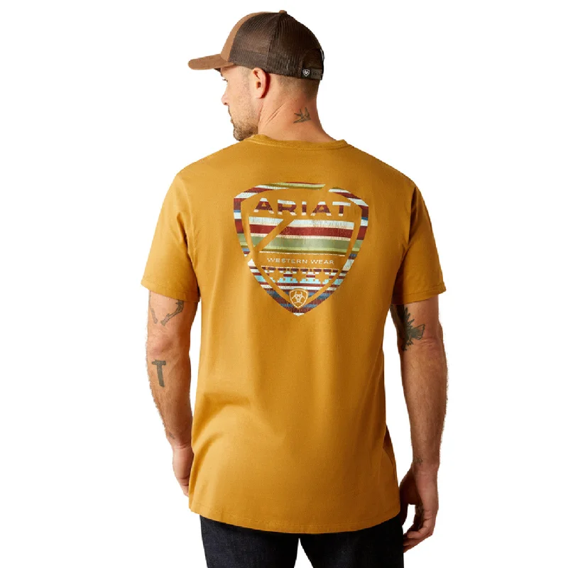 Layered shirt Ariat Men's Serape Seal Graphic T-Shirt in Harvest Gold