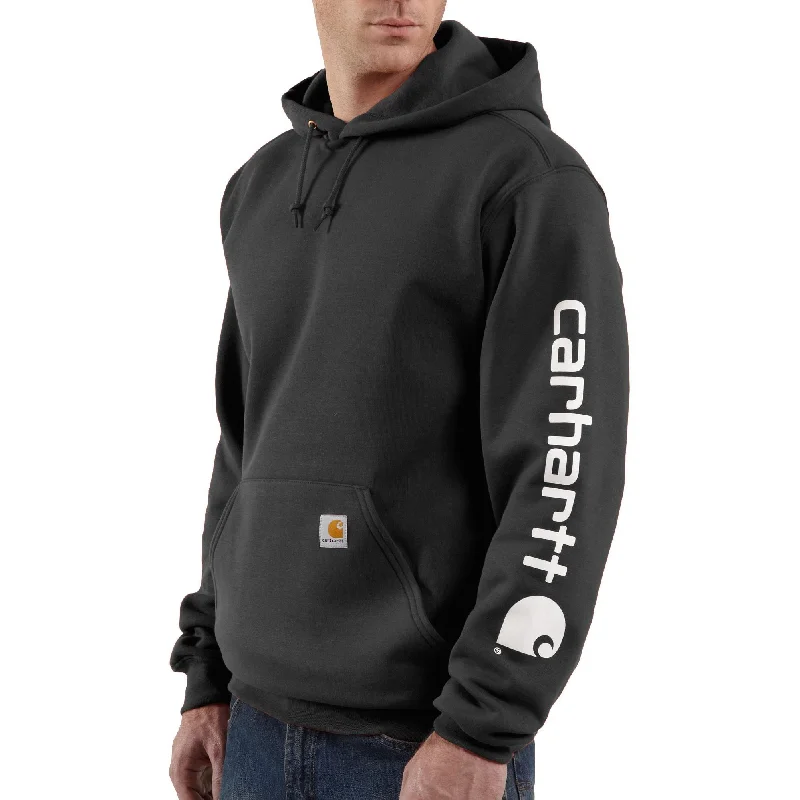 Pique shirt K288 Loose Fit Midweight Logo Sleeve Hoody