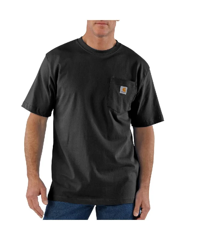 Layered shirt Carhartt K87 Workwear Pocket T-Shirt - Black