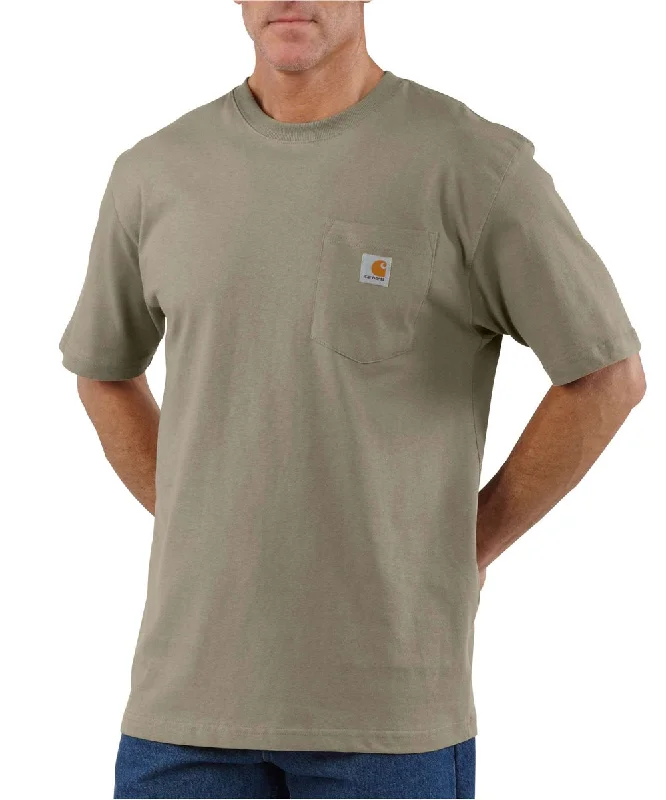 Stretch shirt Carhartt K87 Workwear Pocket T-Shirt - Desert