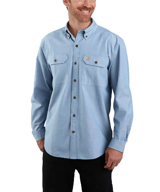 Satin shirt Carhartt Men's Chambray Shirt - Blue Chambray