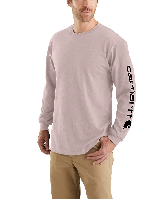 Casual plaid shirt Carhartt Signature Sleeve Logo Long-Sleeve T-Shirt - Mink