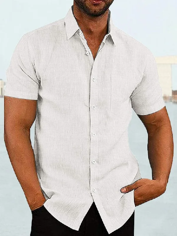 Loose fit shirt Short Sleeve Casual Shirt (US Only)