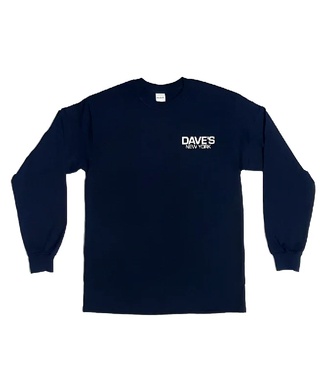 Wrap shirt Dave’s New York Work Logo Long Sleeve T-Shirt - Navy