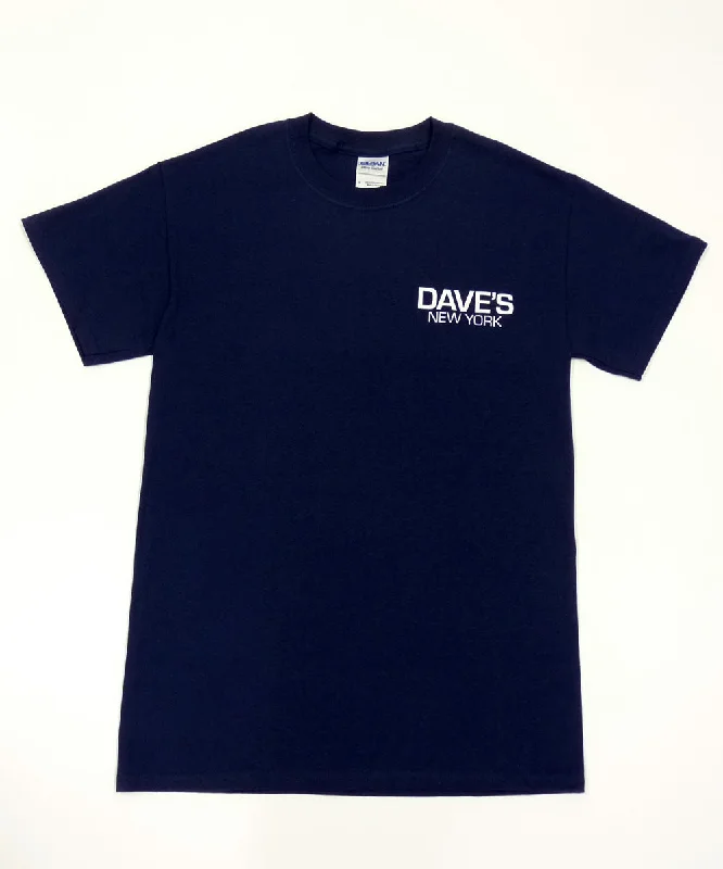 Flannel shirt Dave’s New York Work Logo Short Sleeve T-Shirt - Navy