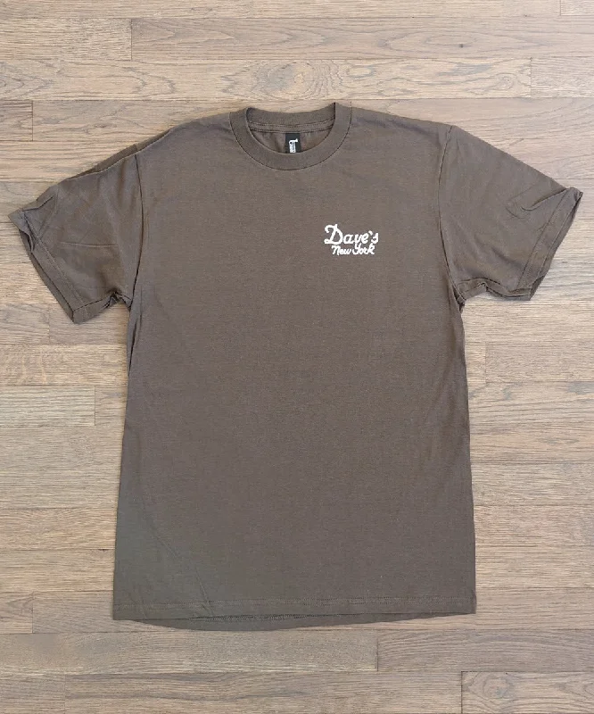 Wrap shirt Dave’s New York Vintage Logo Short Sleeve T-shirt - Deep Olive