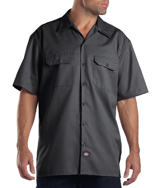 Faded shirt Dickies Short Sleeve Work Shirt - Charcoal