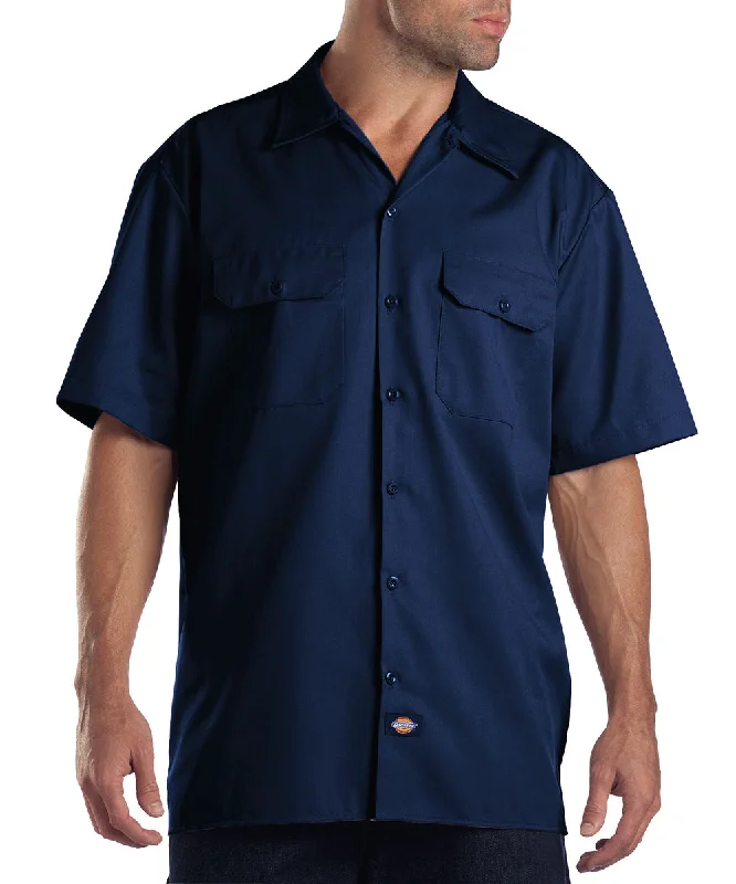 Plain shirt Dickies Short Sleeve Work Shirt - Dark Navy