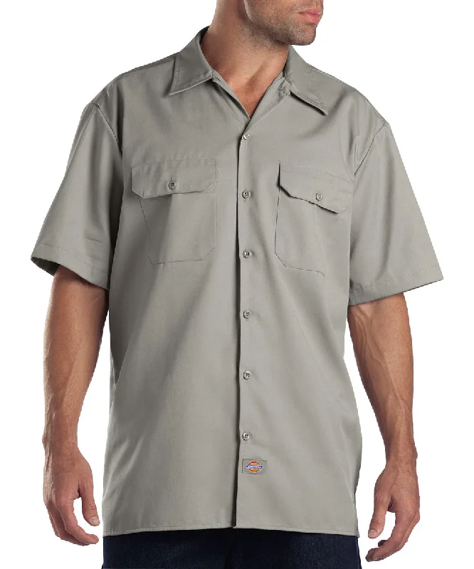 Stretch shirt Dickies Short Sleeve Work Shirt - Silver