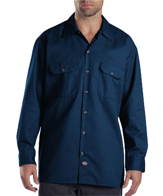 Tuxedo shirt Dickies Long Sleeve Work Shirt - Dark Navy