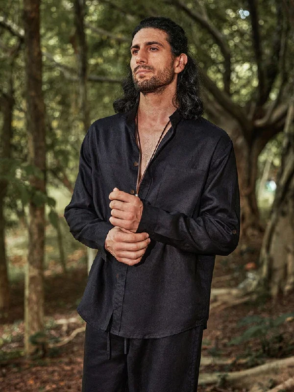 Modern shirt Eco-friendly Cozy 100% Linen Shirt