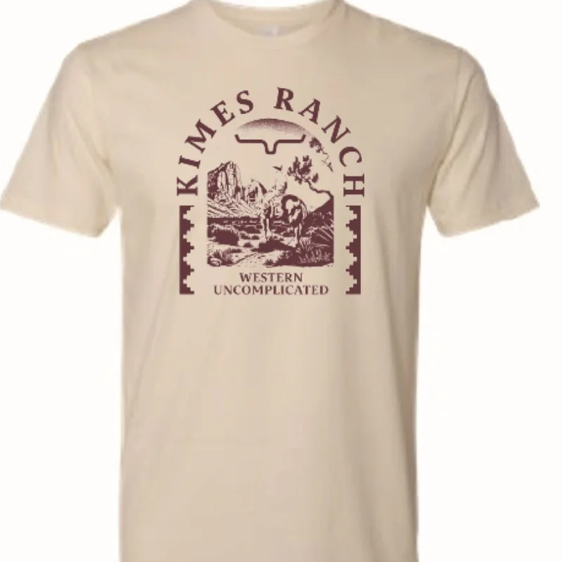 Retro shirt Kimes Ranch Desert Arch T-Shirt in Sand