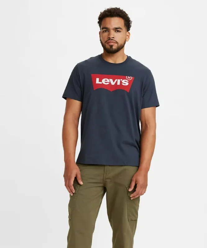 Pique shirt Levi's Men's Batwing Logo T-shirt - Navy