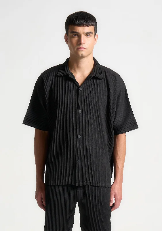 Basic shirt Pleated Shirt - Black