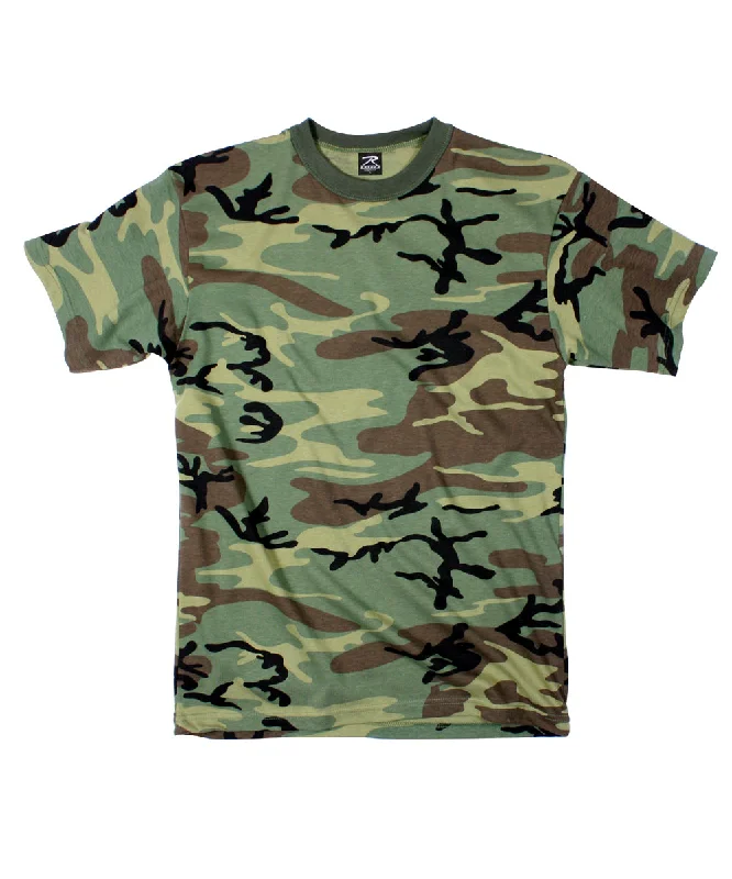 Camo shirt Rothco Camouflage T-shirt - Woodland