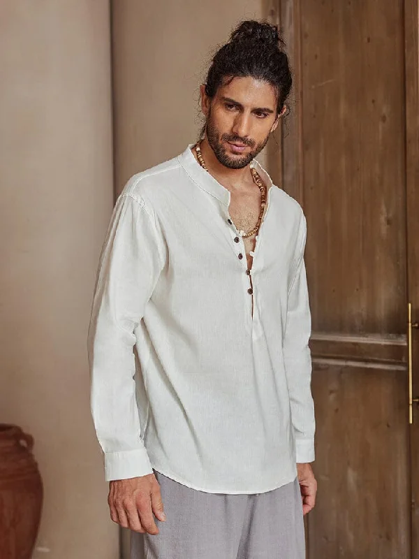 Slim-fit shirt Soft Touch Linen Blend Shirt